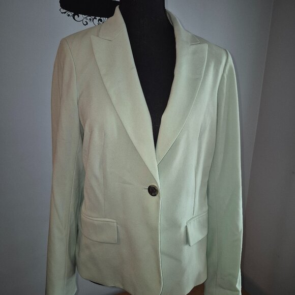 Calvin Klein Light Green Blazer (8) - Picture 1 of 6